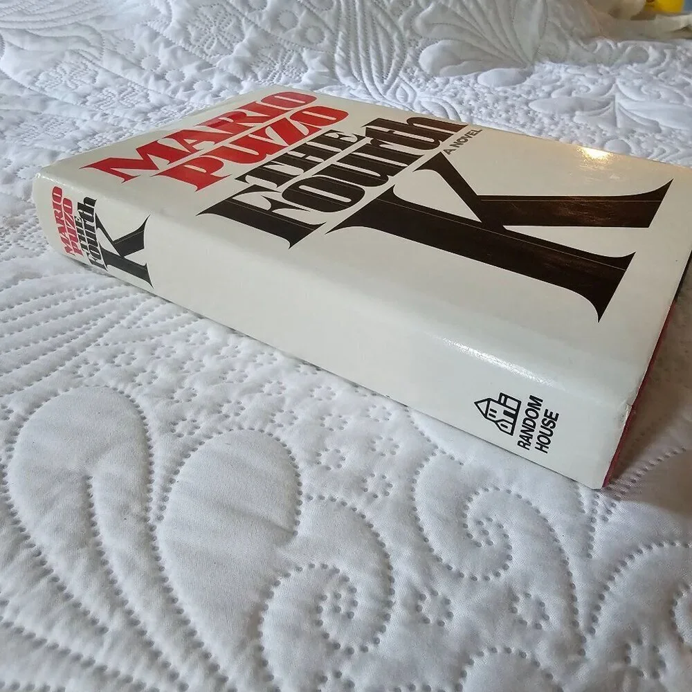 The Fourth K By Mario Puzo First Edition Hardcover Novel 1990 Political Thriller